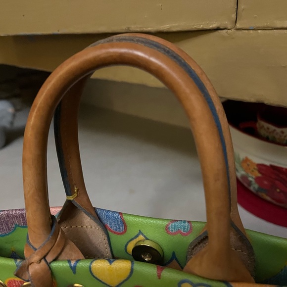 Dooney and Bourke multicolor small clutch purse - Picture 7 of 9